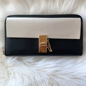 Chloe Drew Zippy Wallet Zip Wallet Clutch Excellent Condition Made In It…